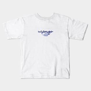 mango - Thai blue - Flag color - with sketch Kids T-Shirt